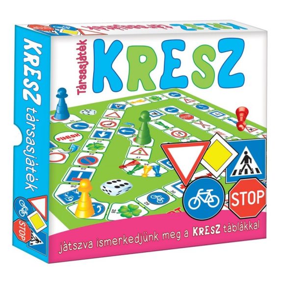 KRESZ tábla társasjáték