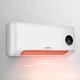   Bewello - Fali hősugárzó LED kijelzővel (1000/2000W - 230V)