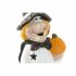 Halloween-i kerámia boszorkány figura dekoráció