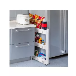 Keskeny szekrény kerekeken (72×12,5×54,5 cm)