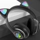 Cicafüles RGB Bluetooth fejhallgató