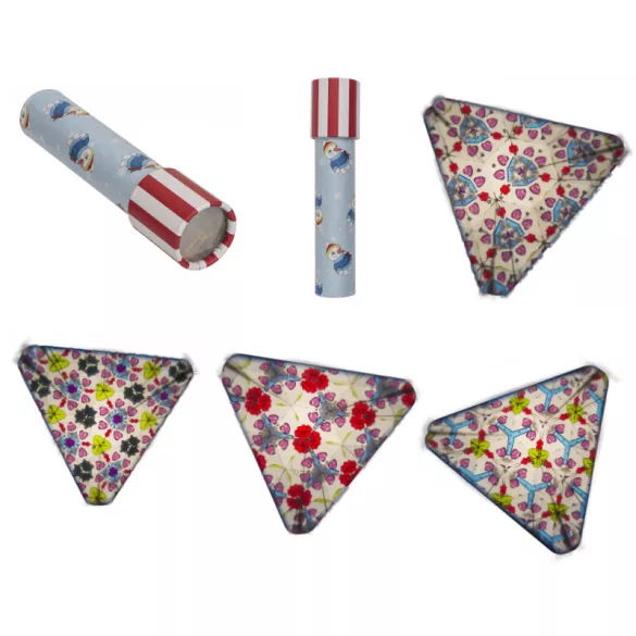 Téli mintás játék kaleidoszkóp