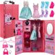 Barbie baba ruhásszekrény készlet (Kruzzel)