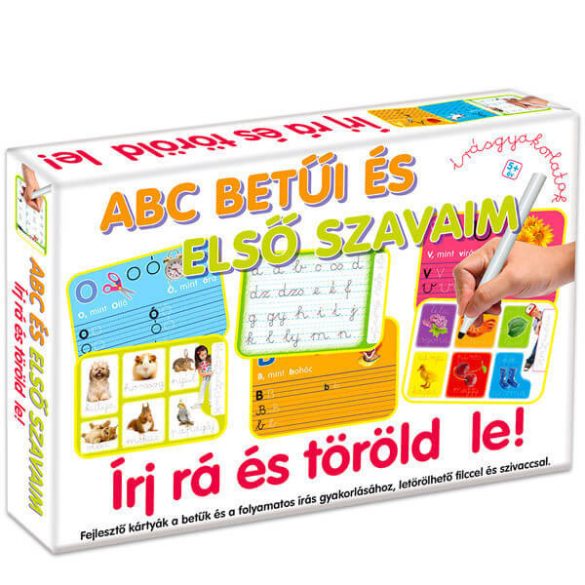 ABC Betűi és első szavaim Írj rá és töröld le játék