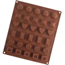 Szilikon csokoládéformázó