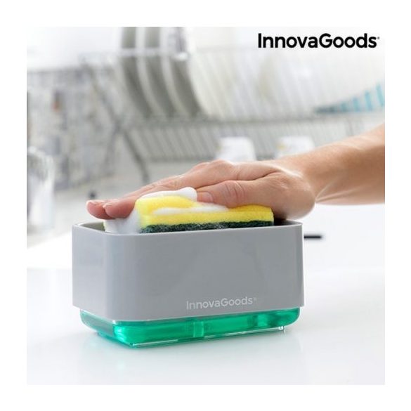 InnovaGoods 2in1 mosogatószer adagoló és szivacstartó