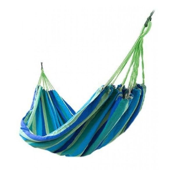 Kétszemélyes kék függőágy, 195x160cm
