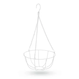   Akasztható fém kosár - virágcserépek rögzítéséhez - 25 cm