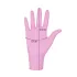 100 darab latex mentes, eldobható nitril kesztyű - rózsaszín, S