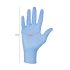 100 darab latex mentes, antiallergén nitril kesztyű - kék, M