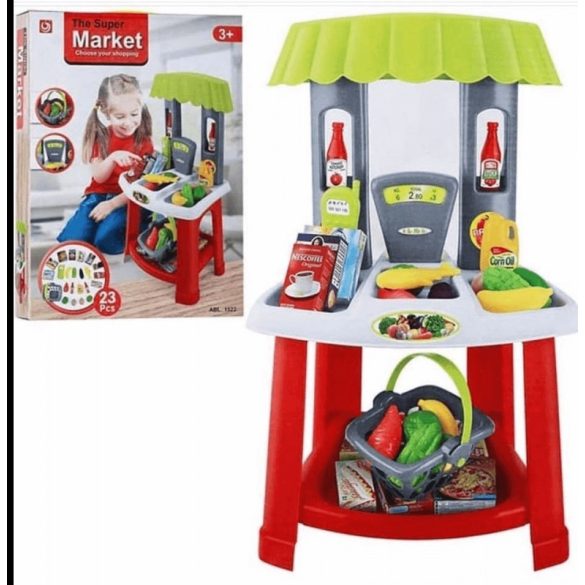 Szupermarket Bevásárlós Játék 
