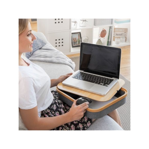 InnovaGoods - Hordozható laptop asztal tárolóval