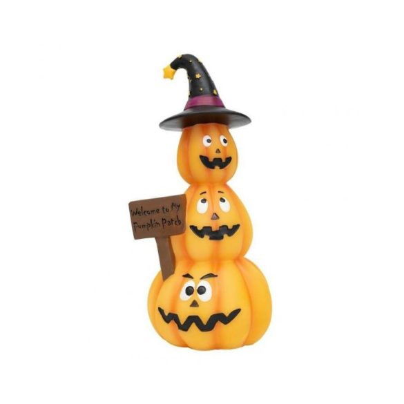 Halloweeni LED-es tökrakás