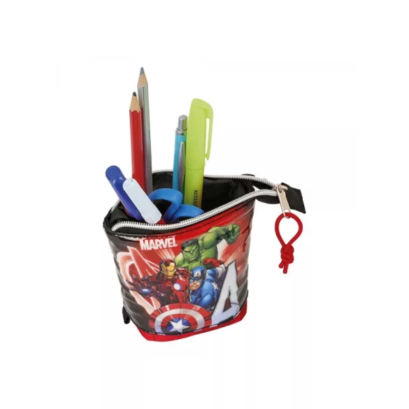 MARVEL Bosszúállók Piros - Fekete ceruzatartó