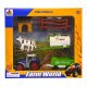 Játék farm szett bocival és traktorral