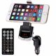 Vezeték nélküli bluetooth transmitter mobiltelefon tartóval LCD kijelzővel