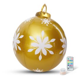   Family Felfújható RGB LED-es óriás karácsonyi gömb - 60 cm