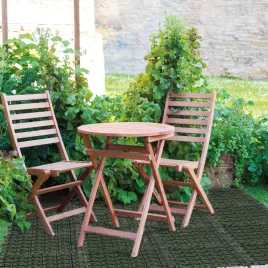   Garden of Eden Kerti járólap - műanyag rács - fekete - 29 x 29 x 1,5 cm - 4 db / csomag