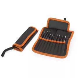   Handy Precíziós csipesz szett - antisztatikus - 11 részes - matt fekete