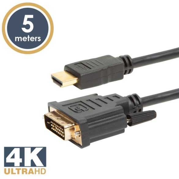 Nexus DVI-D / HDMI kábel • 5 m