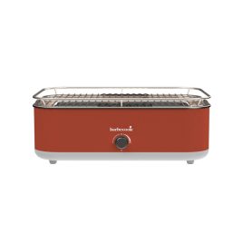   Barbecook BC-ELE-1001 E-Carlo elektromos asztali grill, piros, 42,5x33x16,5cm