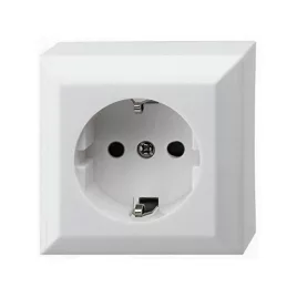   GAO 0310H Business Line IP20 földelt aljzat, 1 férőhelyes földelt csatlakozóaljzat, beltéri, 230V~/50Hz/16A, fehér