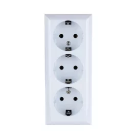   GAO 0312H Business Line IP20 3 férőhelyes földelt aljzat, 3 férőhelyes földelt csatlakozóaljzat, beltéri, 230 V~ / 50 Hz / 16 A,
