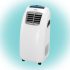 Home ACM 9000 mobil klíma, hűtési teljesítmény 2,64 kW / 9000 BTU / h, hűtőközeg R290, távirányító, ideális 20 m2 helyiséghez, 3
