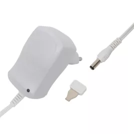   Home MW MA06/G+ hálózati adapter, 600 mA áramfelvételig, ideális 3-12 V-os készülékekhez, szabályozható feszültség, LED visszaje
