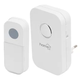   Home DB 1031AC vezeték nélküli csengő, 100m hatótáv, 3-fokozatú hangerő, 36 dallam, 8 párosítható nyomógomb, zavarvédett, 230V-o
