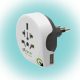 Q2POWER 1.100190 utazóadapter, World to Italy USB, indulási ország: AUS/CHINA, IT, UK, CH, BRAZIL, USA, EURO, célország: IT, USB