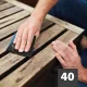 Handy csiszolóvászon 40-es kék 230 x 280 mm 5 db / csomag