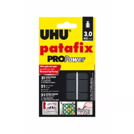   UHU UHU Patafix PROPower - fekete gyurmaragasztó - 21 db / csomag