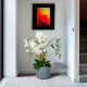 Vog und Arths fehér orchidea műnövény dekoráció 83 cm