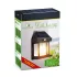 Garden of Eden szolár mozgásérzékelős fali lámpa, 1 filament LED, fekete, 12 x 6 x 17 cm