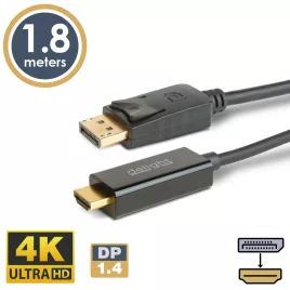 Delight DisplayPort–HDMI kábel 1.4 4K 1,8 m