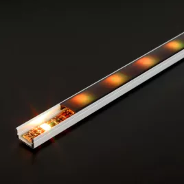   Phenom LED alumínium profilsín U profil fehér 2000 x 17 x 8 mm