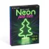 Phenom zöld fenyőfa neon LED lámpa, 3 x AA + USB, 18,5 x 8,5 x 28 cm