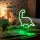 Phenom zöld dinoszaurusz neon LED gyereklámpa, 3 x AA + USB, 25,9 x 8,5 x 24,3 cm