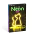 Phenom melegfehér macska neon LED lámpa, 3 x AA + USB, 17 x 1,6 x 23,3 cm