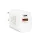Delight hálózati adapter USB + Type-C PD20W gyorstöltéssel, fehér