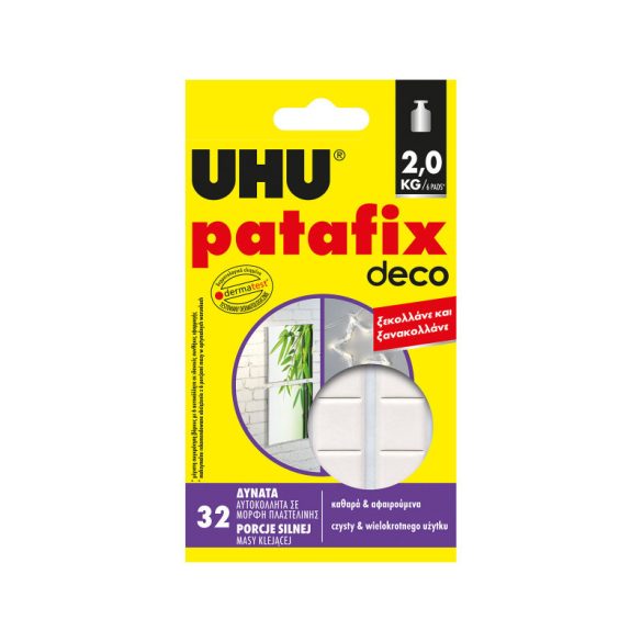 UHU UHU Patafix homedeco - fehér gyurmaragasztó - 32 db / csomag