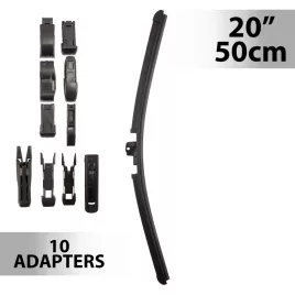 Carguard ablaktörlő 20"/50 cm, 10 db adapterrel