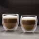 Vog und Arths duplafalú cappuccino üveg csésze 250 ml, 2 db/csomag