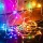 Smart RGB LED fényfüzér, Bluetooth, 10 m, 100-240V, 66 LED