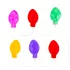 Family karácsonyi LED-es ablakmatrica fényfüzér 6 LED, 2 x AA
