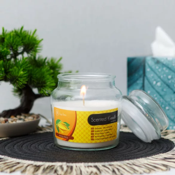 Vog und Arths illatgyertya csuporban fedővel, Ylang Ylang, 310 g