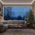 Phenom fényfüzér függöny 15 m 600 LED átlátszó kábellel