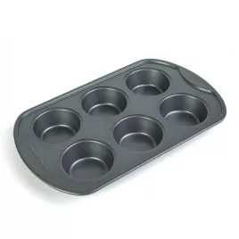   Baker's Secret Classic Line 6 darabos muffin sütőforma 31,3 x 18,6 x 3,6 cm