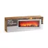 Bewello kandalló LED-es lánghatással, fehér, elemes/USB-s, 60 x 10 x 20 cm
